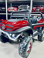 Детский электромобиль RiverToys Mercedes-Benz Unimog Concept P555BP 4WD (вишневый) глянец автокраска