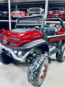 Детский электромобиль RiverToys Mercedes-Benz Unimog Concept P555BP 4WD (вишневый) глянец автокраска