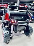 Детский электромобиль RiverToys Mercedes-Benz Unimog Concept P555BP 4WD (вишневый) глянец автокраска, фото 5