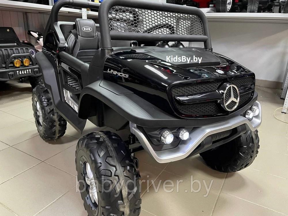 Детский электромобиль RiverToys Mercedes-Benz Unimog Concept P555BP 4WD (черный) глянец автокраска