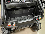 Детский электромобиль RiverToys Mercedes-Benz Unimog Concept P555BP 4WD (черный) глянец автокраска, фото 5