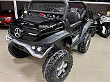 Детский электромобиль RiverToys Mercedes-Benz Unimog Concept P555BP 4WD (черный) глянец автокраска, фото 6