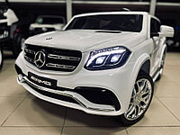 Детский электромобиль RiverToys Mercedes-Benz GLS63 4WD (белый) лицензия