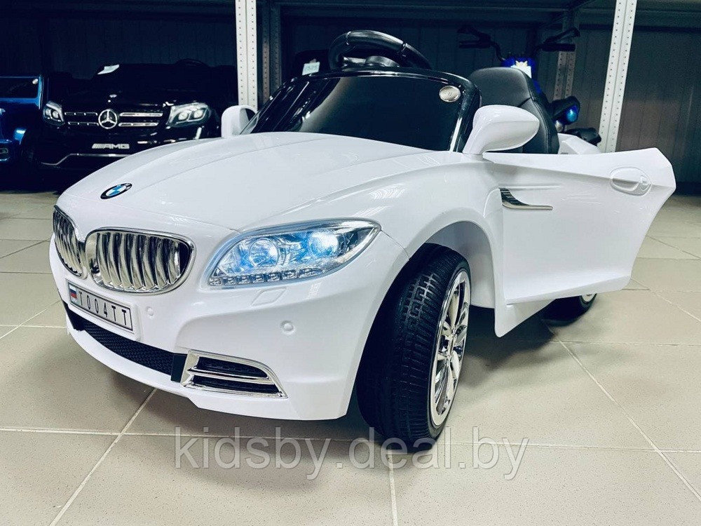 Детский электромобиль RiverToys BMW T004TT (белый) - фото 1 - id-p26159475