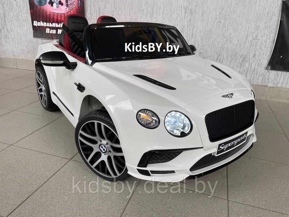 Детский электромобиль RiverToys Bentley Continental Supersports JE1155 (белый) Лицензия двухместный - фото 2 - id-p25840656