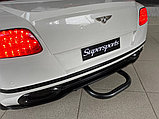 Детский электромобиль RiverToys Bentley Continental Supersports JE1155 (белый) Лицензия двухместный, фото 5
