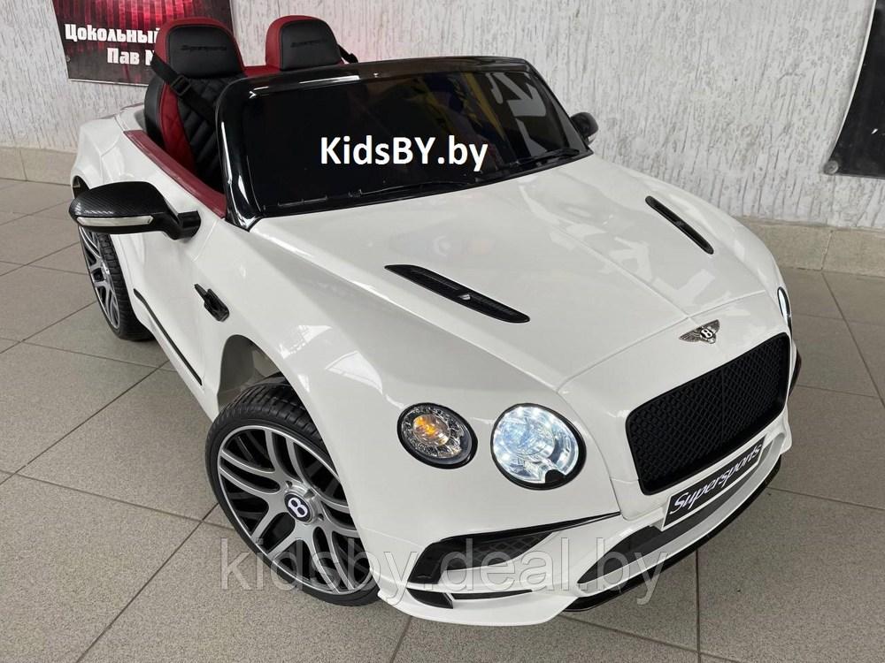 Детский электромобиль RiverToys Bentley Continental Supersports JE1155 (белый) Лицензия двухместный - фото 6 - id-p25840656