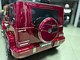 Детский электромобиль RiverToys Mercedes-Benz G63 T999TT (вишневый) глянец (автокраска) лицензия, фото 5