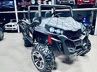 Детский электромобиль RiverToys Buggy T888TT 4WD 24V (белый Spider) полноприводный двухместный