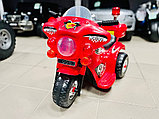 Детский электромобиль мотоцикл RiverToys Moto 998 (красный), фото 3