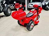 Детский электромобиль мотоцикл RiverToys Moto 998 (красный), фото 5