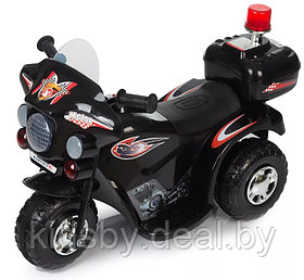 Детский электромобиль мотоцикл RiverToys Moto 998 (черный)