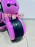 Детский электромобиль мотоцикл RiverToys HL300 (розовый) Z, фото 5