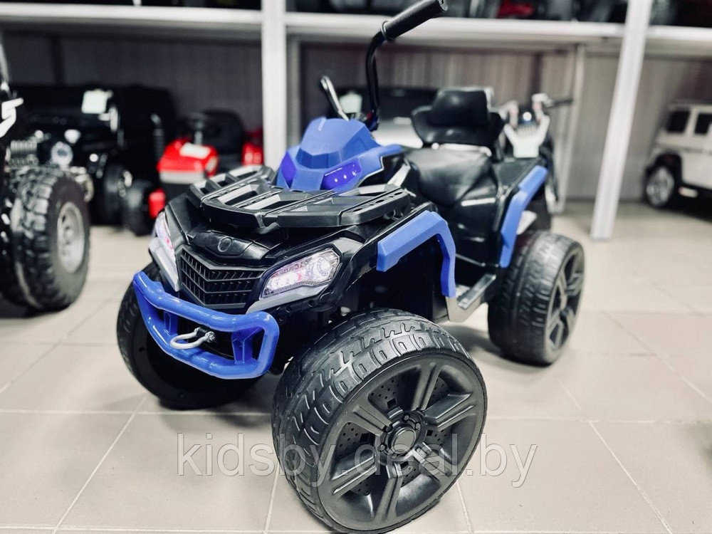 Детский квадроцикл Kid's Care ATV (черный/синий) электробагги - фото 2 - id-p153755749