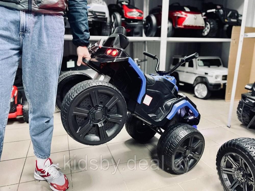 Детский квадроцикл Kid's Care ATV (черный/синий) электробагги - фото 3 - id-p153755749