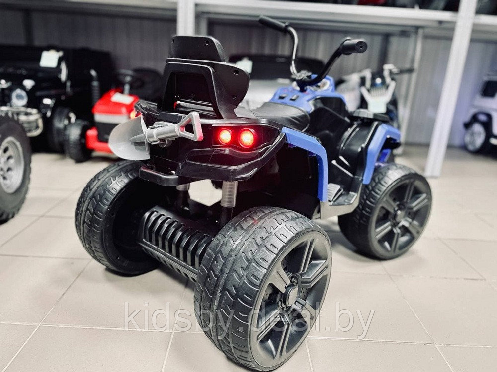 Детский квадроцикл Kid's Care ATV (черный/синий) электробагги - фото 4 - id-p153755749