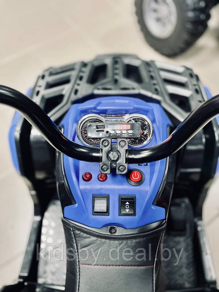 Детский квадроцикл Kid's Care ATV (черный/синий) электробагги - фото 5 - id-p153755749