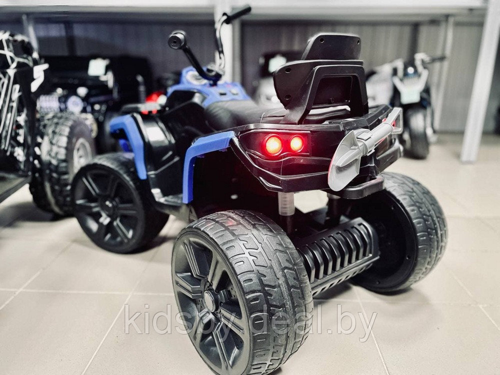 Детский квадроцикл Kid's Care ATV (черный/синий) электробагги - фото 6 - id-p153755749