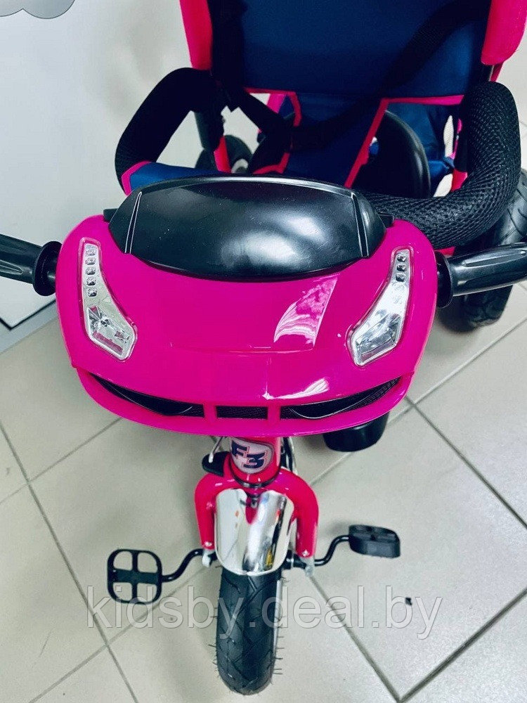 Трехколесный велосипед TRIKE Formula 3 FA3P 2019 (розовый) с фарой - фото 4 - id-p30110221