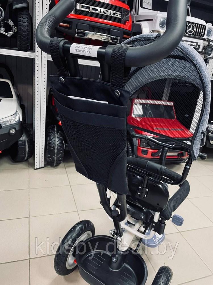 Детский велосипед трехколесный Trike Pilot PTA1LB 12/10" 2020 (синий лен) - фото 4 - id-p118739688