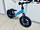 Беговел QPlay Spark SP1B (голубой) светящиеся колеса, фото 3