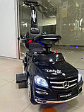 Детская машинка Каталка-качалка, толокар на аккумуляторе RiverToys Mercedes-Benz GL63 A888AA-H (черный), фото 2