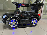 Детская машинка Каталка-качалка, толокар на аккумуляторе RiverToys Mercedes-Benz GL63 A888AA-H (черный), фото 3