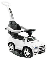 Детская машинка Каталка-качалка, толокар на аккумуляторе RiverToys Mercedes-Benz GL63 A888AA-H (белый/черный)