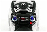 Детская машинка Каталка-качалка, толокар на аккумуляторе RiverToys Mercedes-Benz GL63 A888AA-H (белый/черный), фото 3