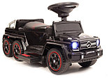 Детская машинка- Каталка RiverToys Mercedes-Benz A010AA-H (черный) шестиколесный, фото 2