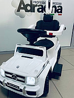 Детская машинка- Каталка RiverToys Mercedes-Benz A010AA-H (белый) шестиколесный