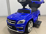Детская машинка Каталка, толокар RiverToys Mercedes-Benz GL63 A888AA-M (синий) Лицензия, фото 5