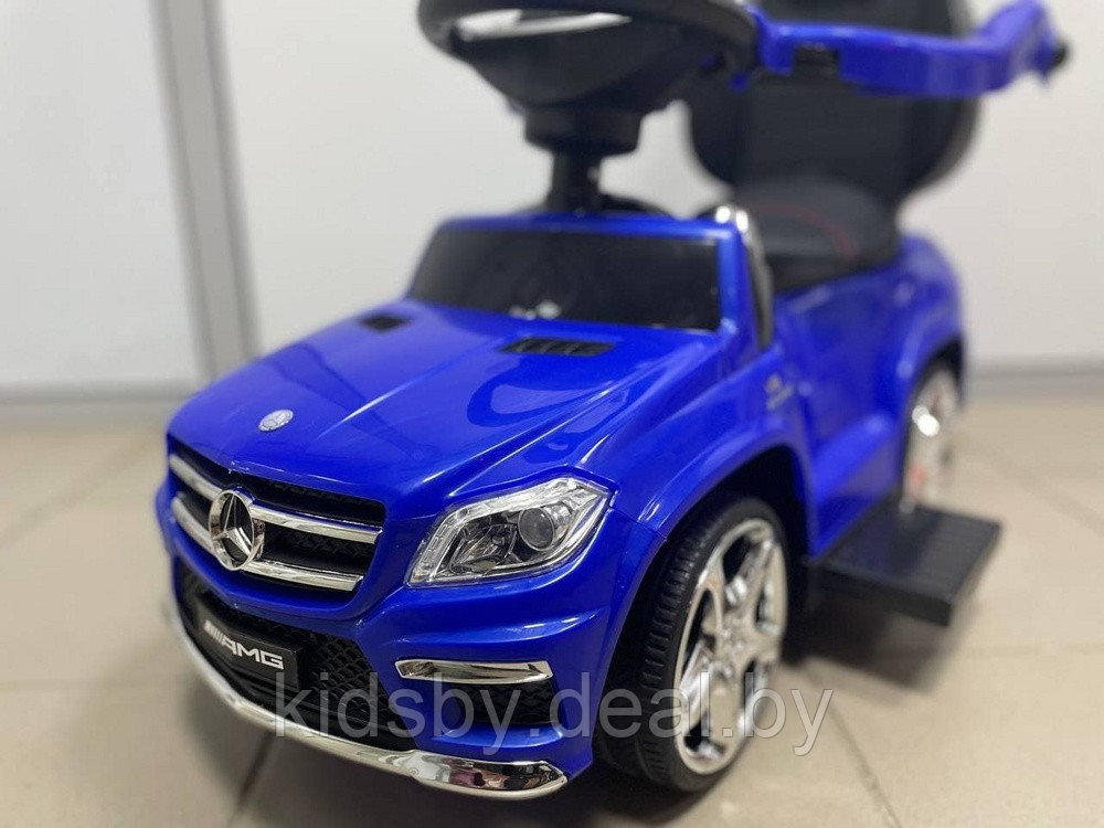 Детская машинка Каталка, толокар RiverToys Mercedes-Benz GL63 A888AA-M (синий) Лицензия - фото 5 - id-p55196577