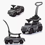 Детская машинка- Каталка RiverToys Mercedes-Benz A010AA-H (красный) шестиколесный, фото 6