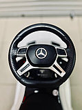 Детская машинка Каталка RiverToys Mercedes-Benz GL63 A888AA (белый/черный) лицензия, фото 3