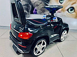 Детская машинка-каталка, толокар RiverToys Mercedes-Benz GL63 A888AA (черный) Лицензия, фото 3