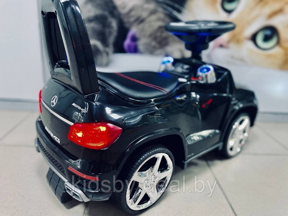Детская машинка-каталка, толокар RiverToys Mercedes-Benz GL63 A888AA (черный) Лицензия - фото 3 - id-p56398103