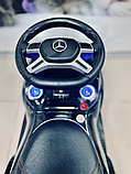 Детская машинка-каталка, толокар RiverToys Mercedes-Benz GL63 A888AA (черный) Лицензия, фото 4