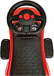 Детская машинка-каталка, толокар RiverToys Audi JY-Z06A (красный) c ручкой-управляшкой, фото 4