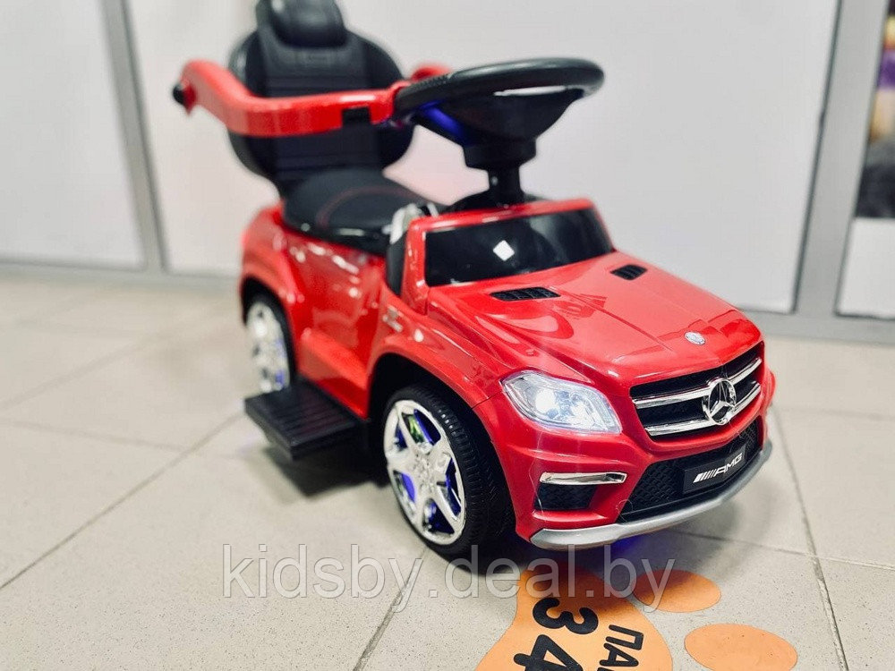Детская машинка Каталка-качалка, толокар на аккумуляторе RiverToys Mercedes-Benz GL63 A888AA-H