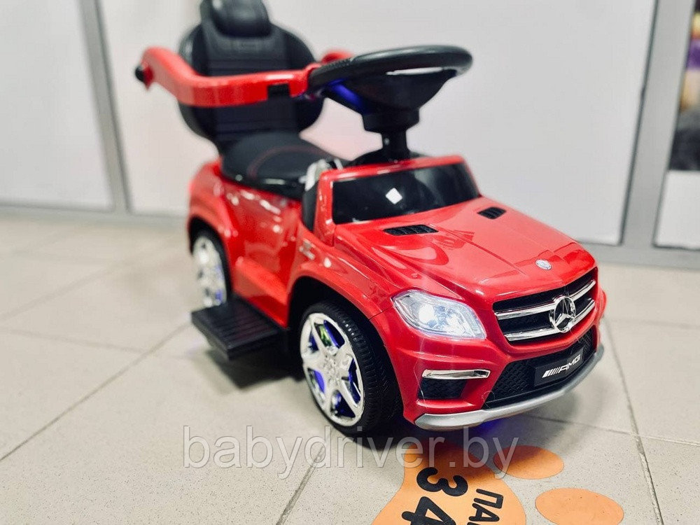 Детская машинка Каталка-качалка, толокар на аккумуляторе RiverToys Mercedes-Benz GL63 A888AA-H - фото 1 - id-p109520901