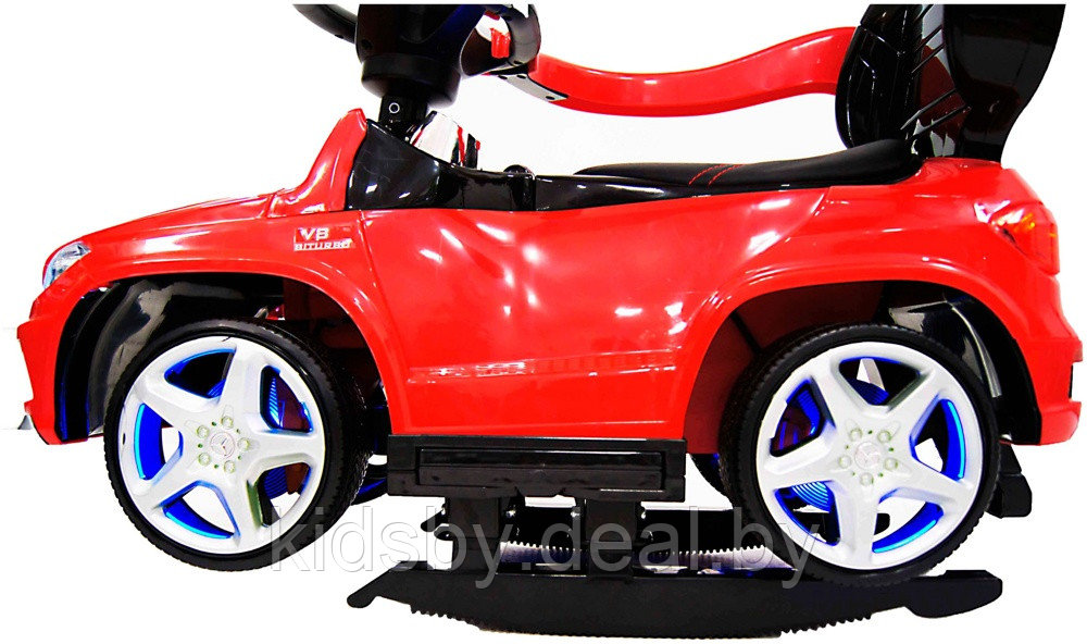 Детская машинка Каталка-качалка, толокар на аккумуляторе RiverToys Mercedes-Benz GL63 A888AA-H - фото 2 - id-p109520901
