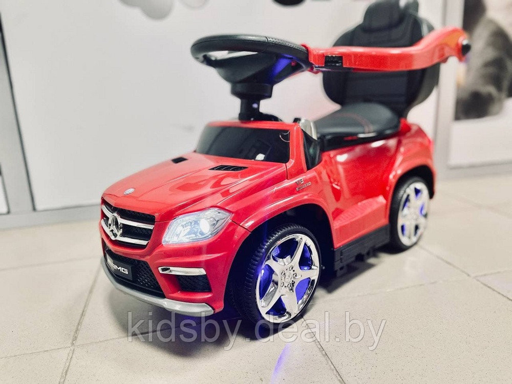 Детская машинка Каталка-качалка, толокар на аккумуляторе RiverToys Mercedes-Benz GL63 A888AA-H - фото 5 - id-p109520901