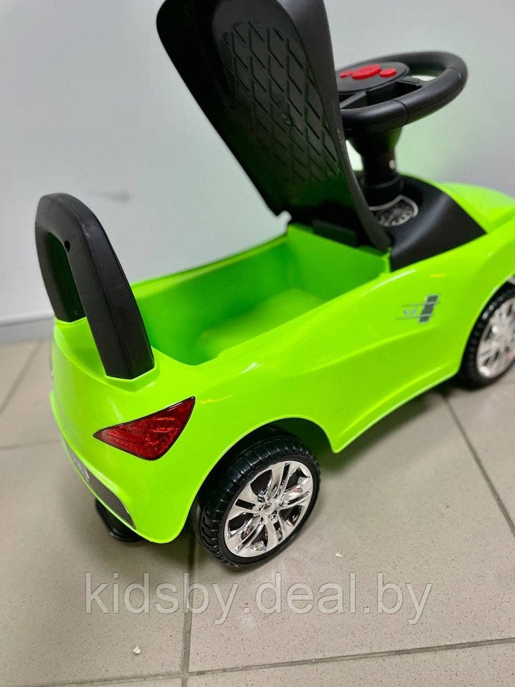 Детская машинка-каталка, толокар RiverToys Audi JY-Z01A (зеленый) - фото 4 - id-p137552390