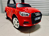 Детская машинка-каталка, толокар RiverToys Audi JY-Z01A (красный/черный), фото 5