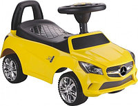 Детская машинка-каталка, толокар RiverToys Mercedes-Benz JY-Z01C (желтый/черный)