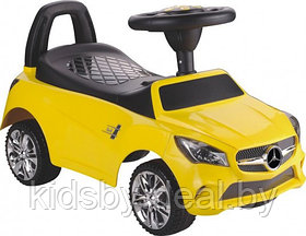 Детская машинка-каталка, толокар RiverToys Mercedes-Benz JY-Z01C (желтый/черный)