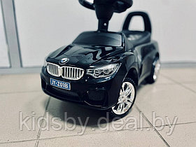Детская машинка-каталка, толокар RiverToys BMW JY-Z01B (черный)