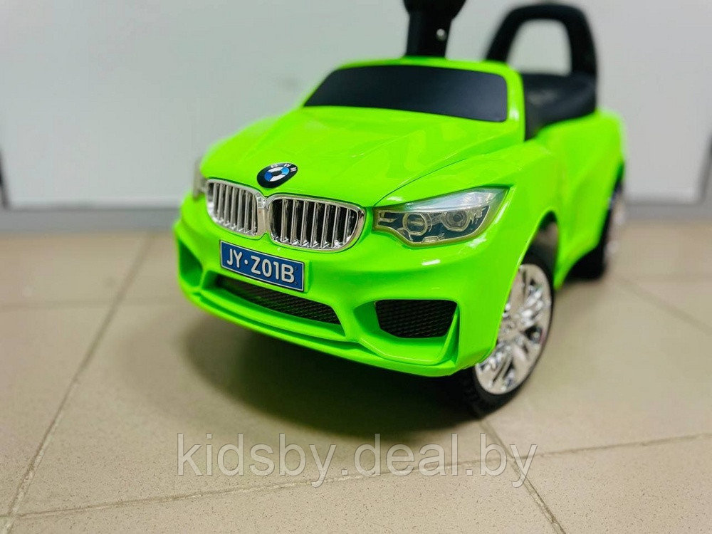 Детская машинка-каталка, толокар RiverToys BMW JY-Z01B (зеленый) - фото 4 - id-p139551627
