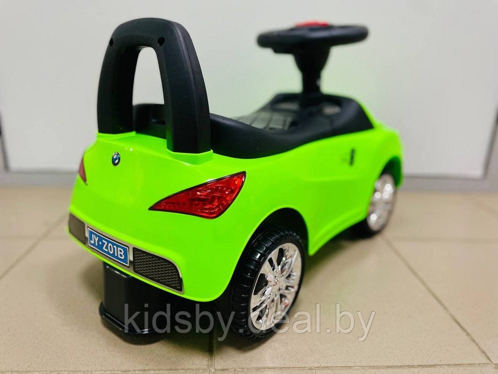 Детская машинка-каталка, толокар RiverToys BMW JY-Z01B (зеленый) - фото 5 - id-p139551627